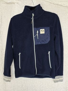 Kari Traa Rothe Midlayer Fleece Zip Jacket with Contrast Pockets